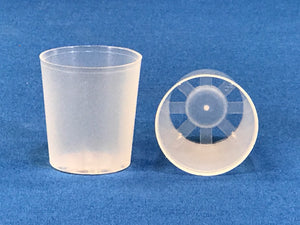 Round Plastic Pots - Clear