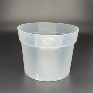 Round Plastic Pots - Azalea - Heavy Duty - Clear